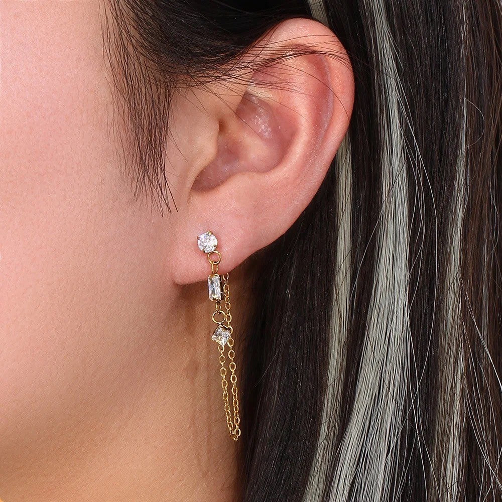 PARIS CHAIN EARINGS