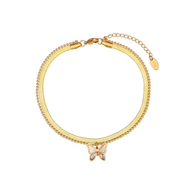 BUTTERFLY ANKLET