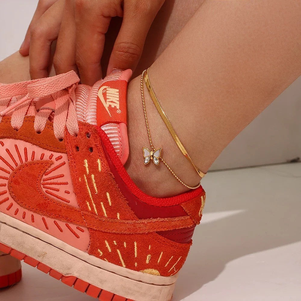 BUTTERFLY ANKLET
